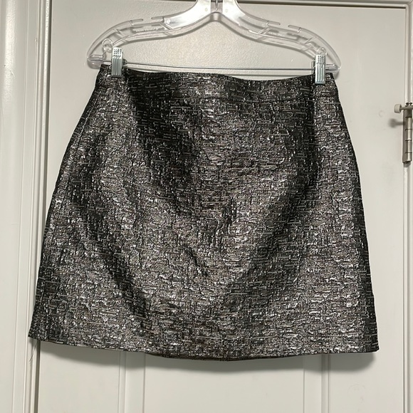 Banana Republic Dresses & Skirts - Banana Republic Silver Mini Skirt